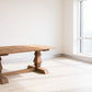 RHIANNON FARMHOUSE HAMPTON STYLE RUSTIC DINING TABLE IN 200CM - MyChocolateWood