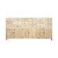 JOELLE 18-DRAWER 6-DOOR FILE CABINET DISTRESSED NATURAL - MyChocolateWood