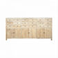Joelle 18-Drawer 6-Door File Cabinet in Distressed Natural - Chocolate Wood