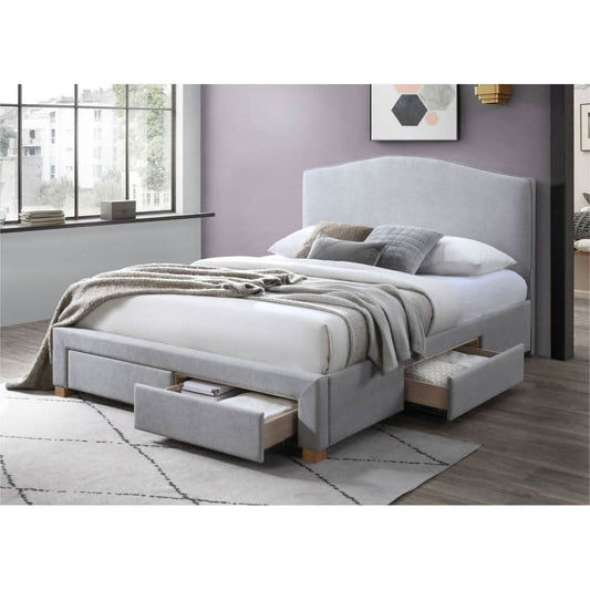 ALICIA 4-DRAWER KING SIZE STORAGE BED MIST - MyChocolateWood