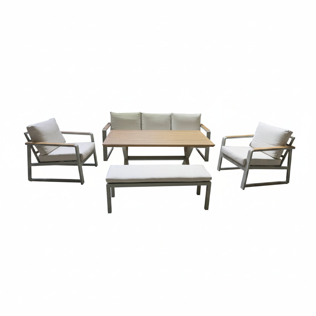 Lumi 5-Piece Outdoor Lounge Setting