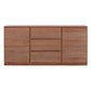GILHELM ASH TIMBER BUFFET/SIDEBOARD 2 DOORS 3 DRAWERS LIGHT WALNUT  180CM - MyChocolateWood