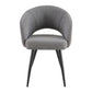 AIMAR FABRIC DINING CHAIR GREY COLOUR - MyChocolateWood