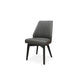 GYPSANA REAL LEATHER DINING CHAIR IN DARK GREY COLOUR - MyChocolateWood