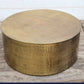 ELIAS ROUND HAMMERED IRON COFFEE TABLE - MyChocolateWood
