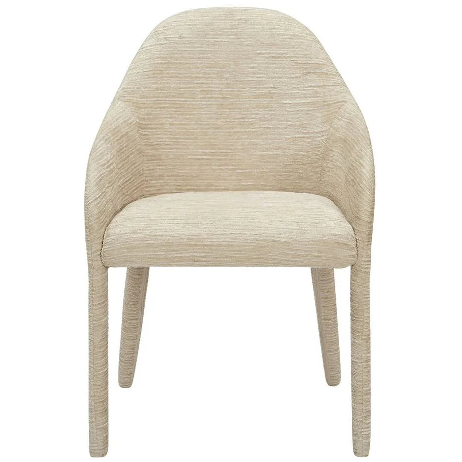 CHALMERS FABRIC DINING CHAIR BEIGE - MyChocolateWood