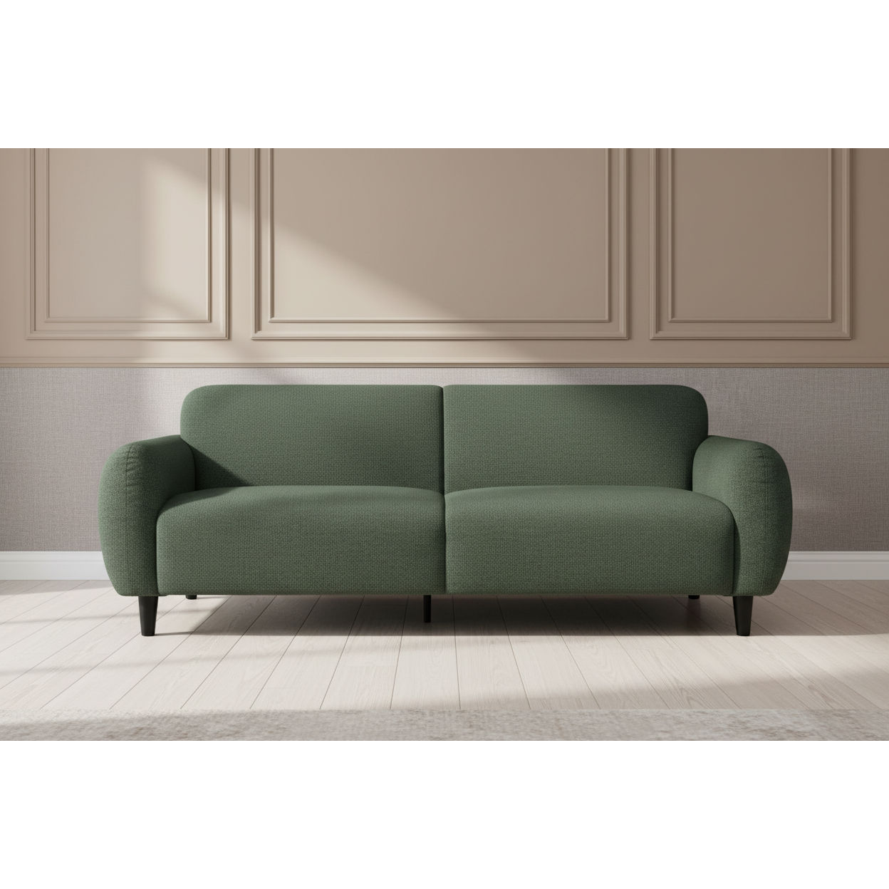 BARBOUR FABRIC 3-SEATER SOFA KELLY GREEN - MyChocolateWood