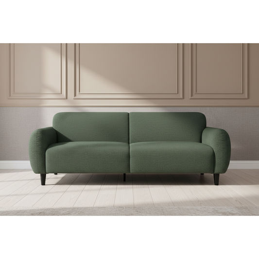 BARBOUR FABRIC 3-SEATER SOFA KELLY GREEN - MyChocolateWood