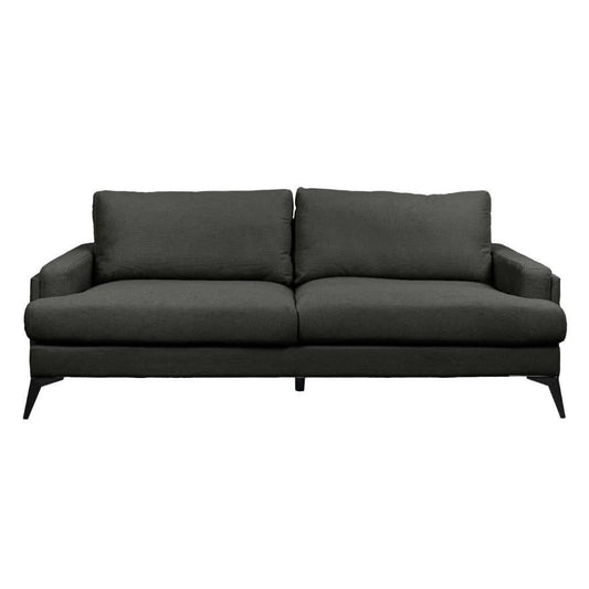 KIRTON FABRIC 3-SEATER SOFA DARK GREY - MyChocolateWood