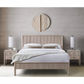Landra Handcrafted Rubberwood Bed - Chocolate Wood
