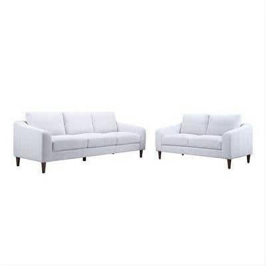 BALLINA FABRIC 2-SEATER SOFA + 3-SEATER SOFA PLATINUM - MyChocolateWood