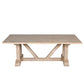 ROSWELL MANGO WOOD DINING TABLE 220CM WHITEWASH