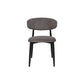 LYNDON FABRIC DINING CHAIR GRAY - MyChocolateWood