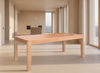 ZAFRAN MESSMATE TIMBER DINING TABLE  NATURAL 120CM - MyChocolateWood