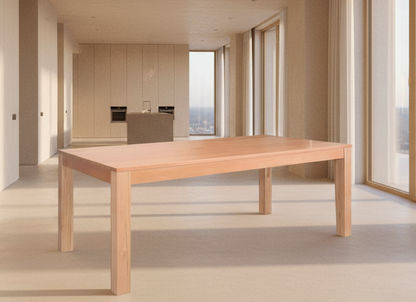 ZAFRAN MESSMATE TIMBER DINING TABLE  NATURAL 120CM - MyChocolateWood