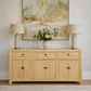 SHULI CHINESE ANTIQUE REPRODUCTION BUFFET SIDEBOARD 6-DOORS 3-DRAWERS IN RECLAIMED ELM - MyChocolateWood