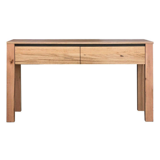 MARIOLA MESSMATE 2-DRAWER TIMBER CONSOLE TABLE/HALL TABLE - NATURAL - MyChocolateWood