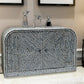 MARNI  MOTHER OF PEARL HAND MADE  2-DOOR SIDEBOARD/BUFFET - MyChocolateWood