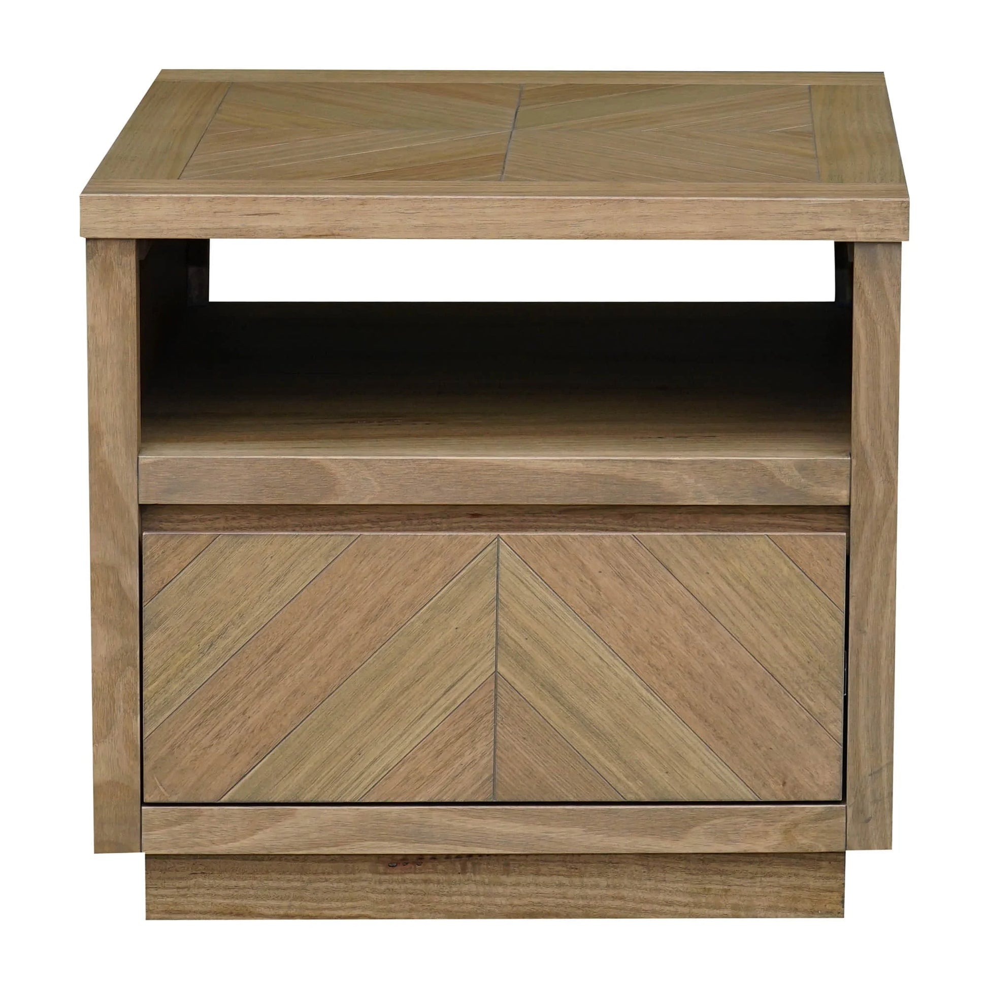 MONTCLAIRE  PARQUETRY TIMBER LAMP TABLE/SIDE TABLE - MyChocolateWood