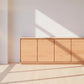Zafran Messmate Timber 4-Door Sideboard 200cm detail