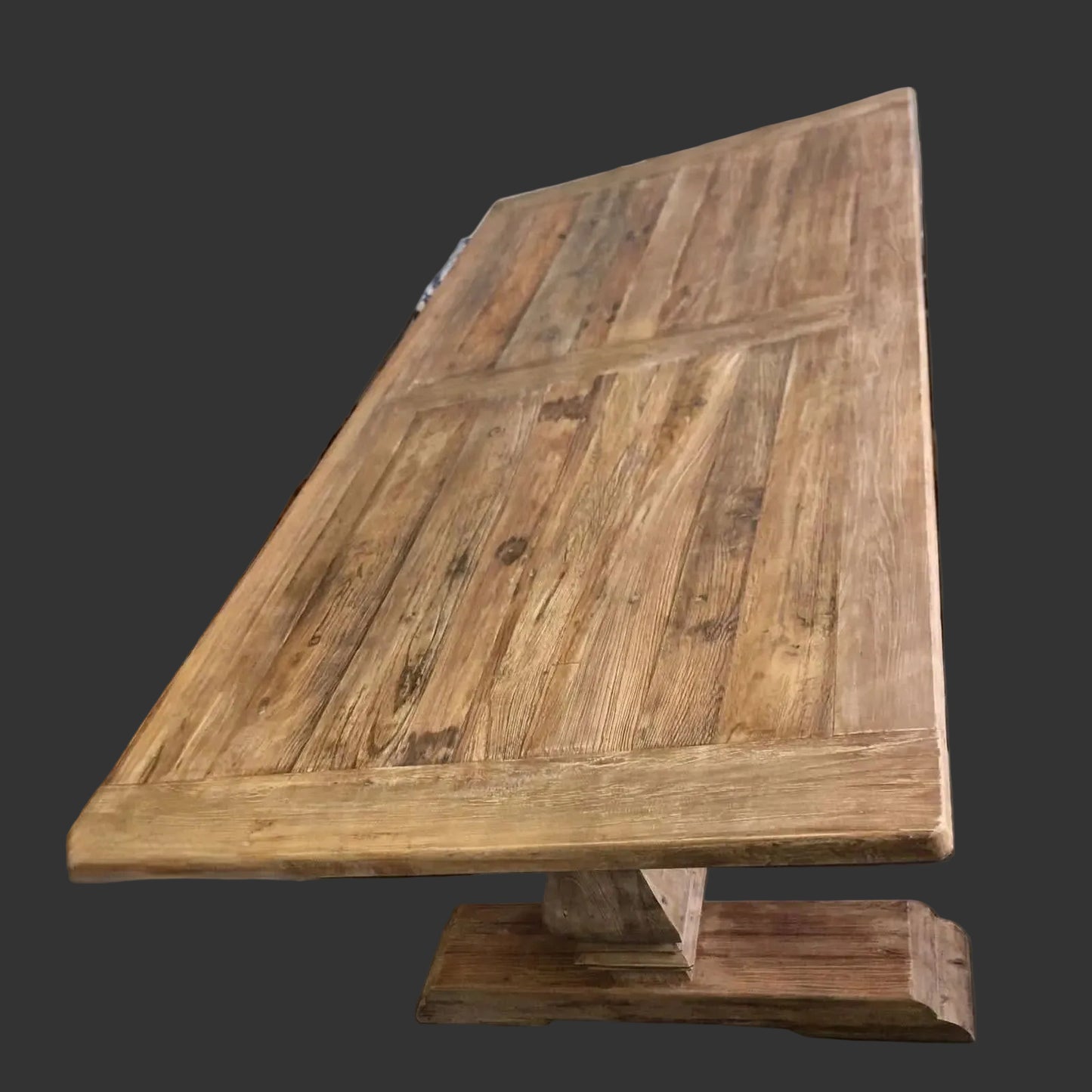 RHIANNON FARMHOUSE HAMPTON STYLE RUSTIC DINING TABLE IN 200CM - MyChocolateWood