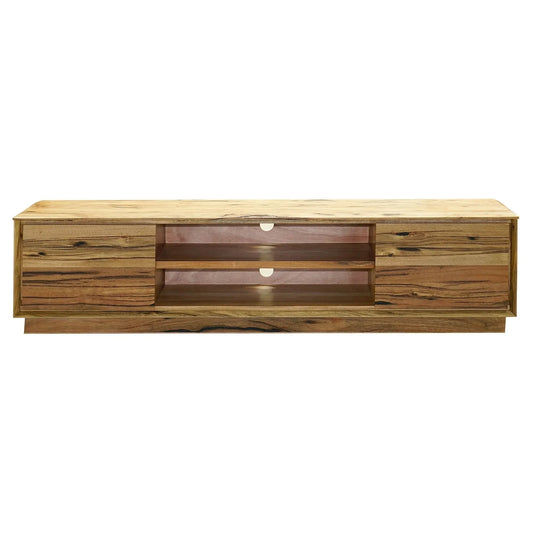 NERINDA MARRI TIMBER TV UNIT ETU - 2 DOORS - NATURAL - MyChocolateWood
