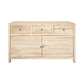 JOELLE 3-DRAWER 2-DOOR BUFFET/SIDEBOARD DISTRESSED RUSTIC - MyChocolateWood