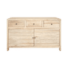 JOELLE 3-DRAWER 2-DOOR BUFFET/SIDEBOARD DISTRESSED RUSTIC - MyChocolateWood