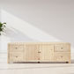 JOELLE 4-DRAWER 2-DOOR CABINET/SIDEBOARD/BUFFET DISTRESSED NATURAL - MyChocolateWood