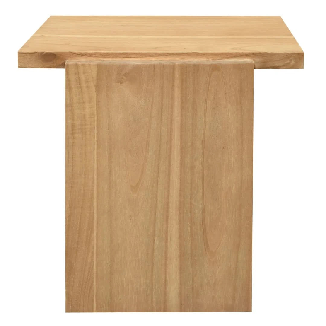 HUDSON SOLID MINDI WOOD BLOCK SIDE TABLE NATURAL (Copy) - MyChocolateWood