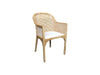 JOSE ELMWOOD HAMPTON STYLE TUB CHAIR IN NATURAL - MyChocolateWood