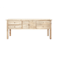 JOELLE 4-DRAWER 2-DOOR BUFFET/SIDEBOARD DISTRESSED NATURAL - MyChocolateWood