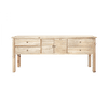 JOELLE 4-DRAWER 2-DOOR BUFFET/SIDEBOARD DISTRESSED NATURAL - MyChocolateWood