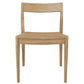 SET OF 2 MOLLER SOLID MAHOGANY DINING CHAIRS NATURAL - MyChocolateWood