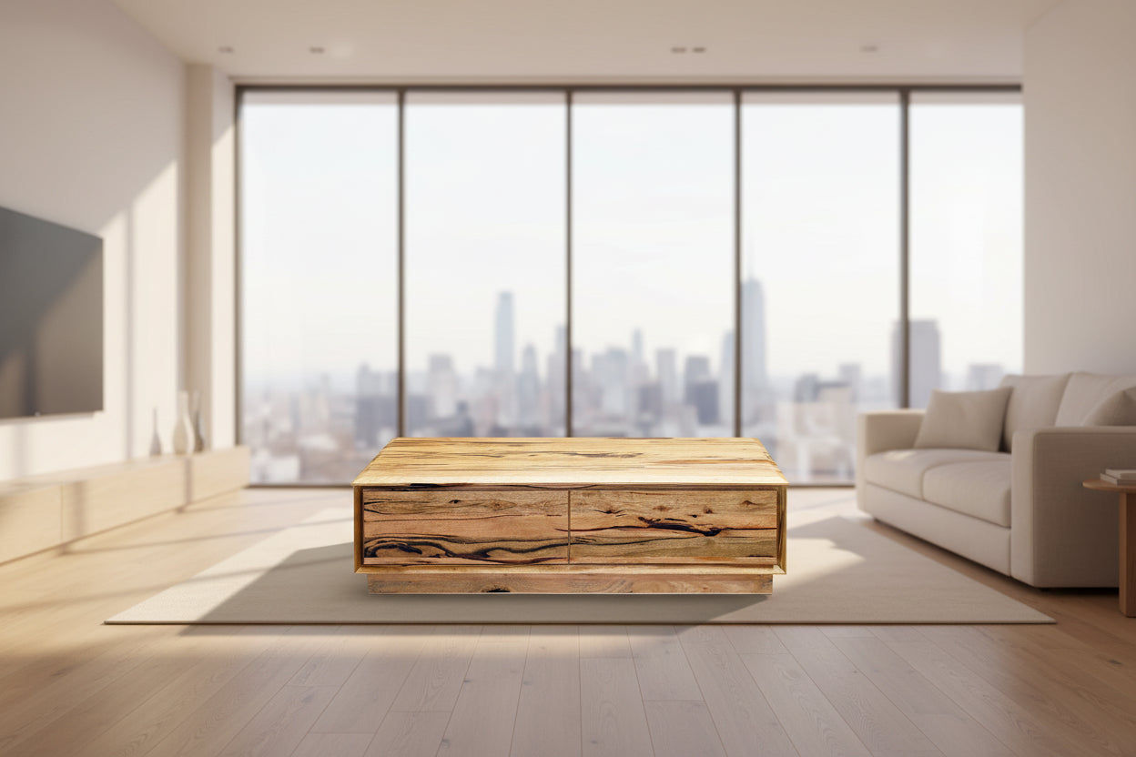 NERINDA MARRI TIMBER COFFEE TABLE - MyChocolateWood