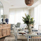 PALM BEACH BUFFET/SIDEBOARD 3 DOORS 3 DRAWERS LOUVRE STYLE SOLID OAK - MyChocolateWood