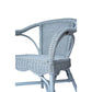 WENGLOR OCEAN BLUE RATTAN ARMCHAIR ACCENT CHAIR/ LOUNGE CHAIR - MyChocolateWood