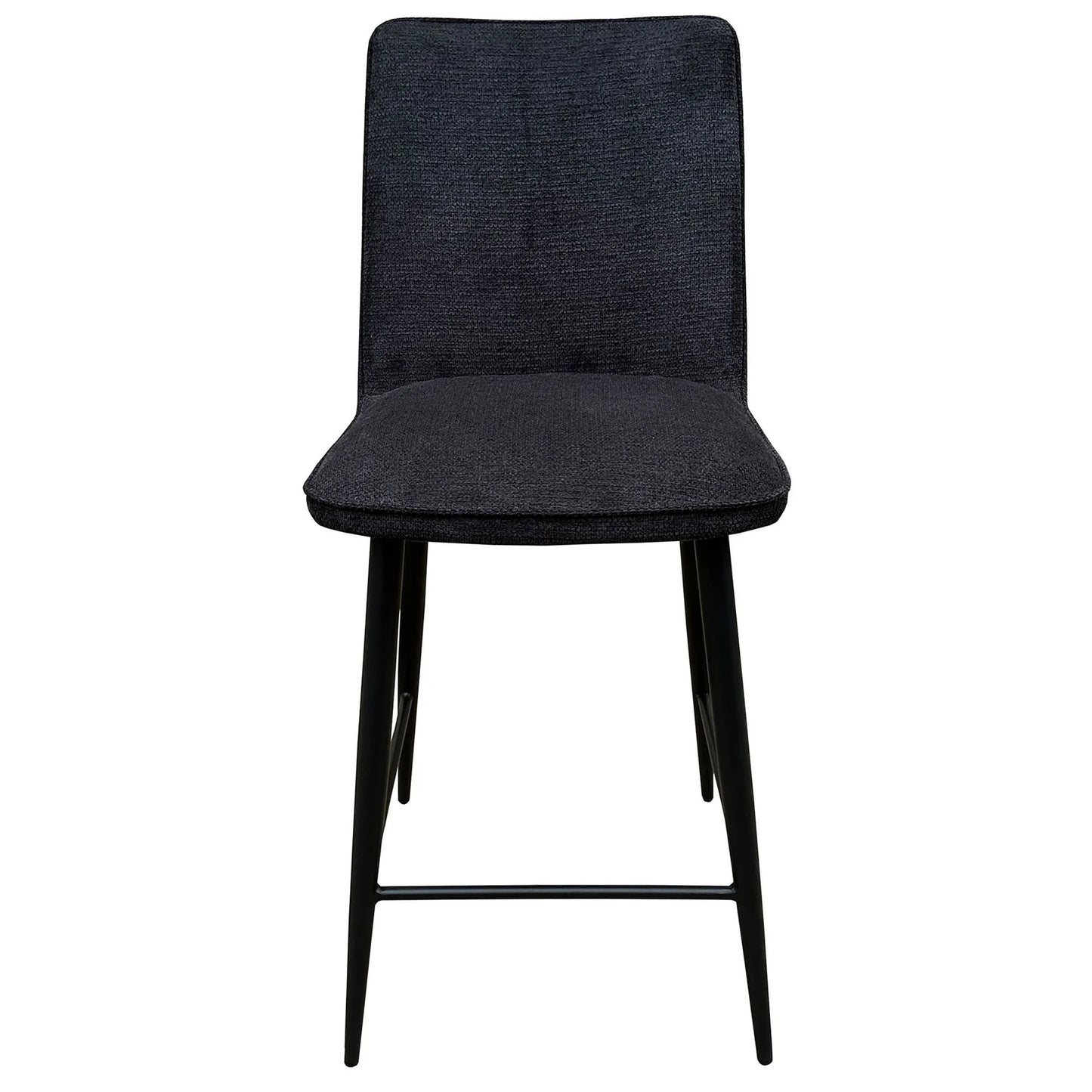CAMWICK FABRIC & METAL COUNTER STOOL/BAR STOOL ONYX - MyChocolateWood
