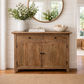 PICARD RECYCLED ELM RUSTIC CABINET STORAGE CUPBOARD SIDEBOARD BUFFET 100 CM