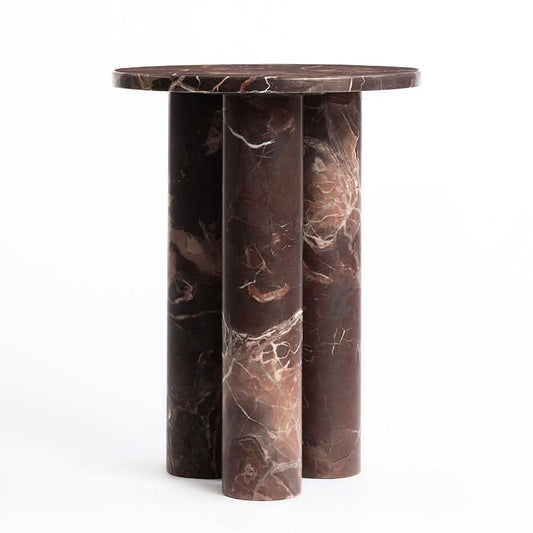 BODHI  SOLID MARBLE ACCENT TABLE/SIDE TABLE/LAMP TABLE (Copy) - MyChocolateWood