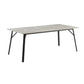 ELEKTRA GREY MARBLE LOOK RECTANGULAR DINING TABLE 200CM - MyChocolateWood