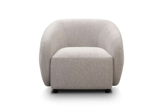 SUKI BOUCLE 3-SEATER ARMCHAIR QUARTZ - MyChocolateWood