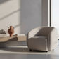 Suki Boucle Armchair in Quartz