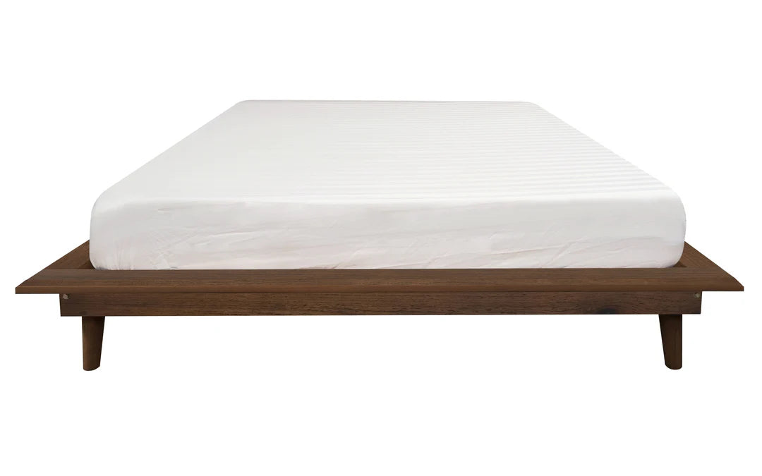 GATSBY WHITE CEDAR QUEEN PLATFORM BED  NATURAL - MyChocolateWood
