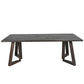 CARLSBAD MANGO WOOD DINING TABLE 280CM CHOCOLATE