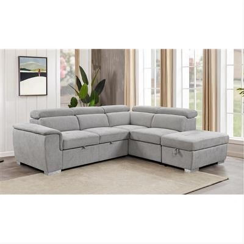 Sutton Fabric Corner Sofa with right hand facing chaise front
