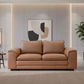 MACKENZIE LEATHER 3-SEATER SOFA - COGNAC - MyChocolateWood
