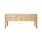 Joelle 4-Drawer 2-Door Buffet / Sideboard in Distressed Rustic - Chocolate Wood