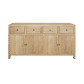 JOELLE 4-DRAWER 4-DOOR SIDEBOARD/BUFFET DISTRESSED NATURAL - MyChocolateWood