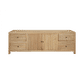 Joelle 4-Drawer 2-Door Cabinet / Sideboard / Buffet in Distressed Rustic - Chocolate Wood